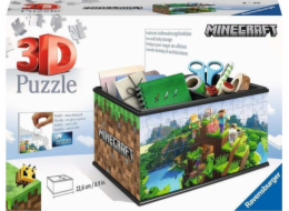 Puzzle 216 3D prvky minecraft rakev