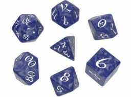Q-Workshop Classic RPG sada kostek - kobalt a bílá