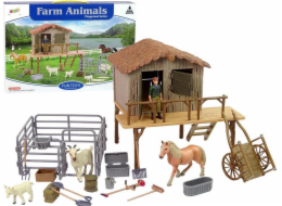 Figurka štíhlá sportovní farma se zvířaty kůň DIY kit