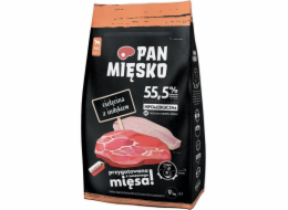 PAN MIESKO Telecí maso s krůtou M - sušené mléko pro psy - 9kg
