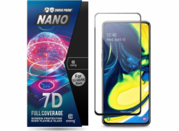 Crong Crong 7d Nano Flexible Glass - 9H Hybridní sklo pro celou obrazovku Samsung Galaxy A80 / A90 Universal