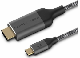 Pepper Jobs USB-C – HDMI kabel 1,8 m bílý (PJ-C2H18M)