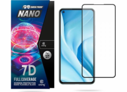Crong Crong 7D Nano Flexible Glass 9H hybridní sklo proti praskání pro celý displej Xiaomi Mi 11 Lite 5G