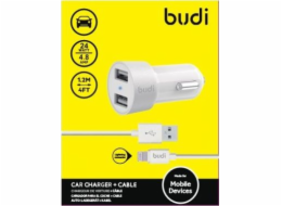 Budi Charger 2x USB-A 4,8 A (BD622LW)