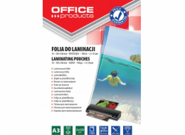 Kancelářské produkty KANCELÁŘSKÉ PRODUKTY laminovací fólie, A3, 2x125 mikronů, lesklá, 100 ks, transparentní