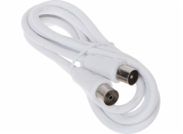 1,5 m bílá anténní kabel (IEC-WG/1,5 m/W)