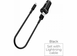 Borofonová nabíječka 2x USB-A 2,4 A (BFO-BZ2-LB)