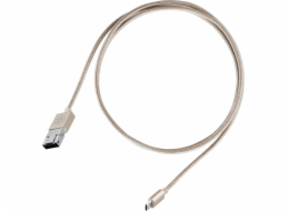 USB USB -A Silverstone Cable - MicroUSB 1 M Zloty (52013)