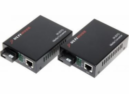 Převodník vláken Ultimode Media. Jednohoresový převodník TXRX M-207G Ultimode