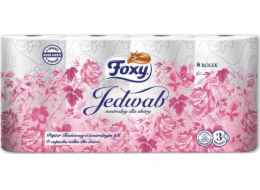 Foxy Foxy Silk Toalet Paper, 3 -vrstva, vůně - bílá