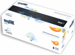 Obrys obrys easycare obrys - diagnostický, nitril, nestavitel, černé rukavice - m