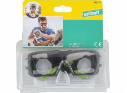Wolfcraft Set Protective Glasses 4907000 + Knife s zoubkovanou čepelí, skládací 4289000