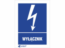 Přepínač tabletu Anro 52 x 74 mm (10EIA/Q1/F)