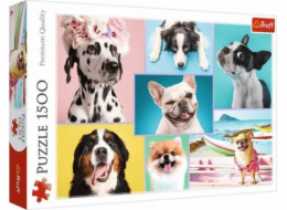 Trefl Puzzle 1500 prvků sladkých psů