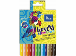 Tetis tetiski pastelky Round Jumbo 12 Kol
