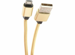 Kabel kovového kabelu Omega Micro-USB USB na USB 1.8A 1M