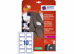 Avery Zweckform Personal ID SP 80x50/20ARK WHITE/RED (L4786-20)