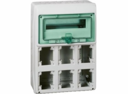 Schneider Electric Hermetic Swindgear 1x12 moduly, 6 Kaedra 12+1 6 g 13156 zásuvky