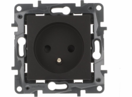 Legrand Nilee Krok 2p+z Power Socket, automatické třmeny, s čepelí černou 863533