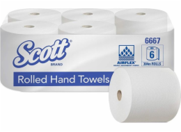 Kimberly -Clark Kimberly -Clark Scott - Papírový ručník v roli, 304 m dlouhý, velký - bílý