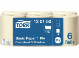 Tork Tork - papír čistý v roli, 1 -vrstva, univerzální - žlutá