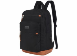 CANYON BPS-5 batoh pro 15.6" ntb, 45 x 31 x 16cm, 22L, USB-A, 3+4 kapsy + 1 na láhev, 2 přepážky, dešti odolný, černý