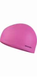 Spokey TORPEDO Dvouvrstvá plavecká čepice, růžová