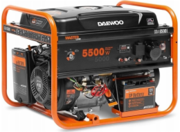 Daewoo GDA 6500E engine-generator 5000 W 30 L Petrol Orange Black