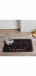 PET REBELLION Dinner Mate Jet black Kobereček pod misku 40x60cm