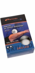 Spokey SKILLED ** Pingpongové míčky, 6 ks, bílé