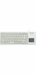 Klávesnice Cherry G84-5500LUMEU-0, USB, světle šedá, touchpad, EN