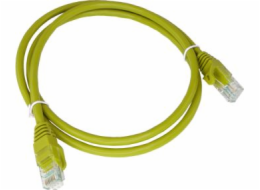 Patch-cord U/UTP cat.5e PVC 0.25m yellow ALANTEC