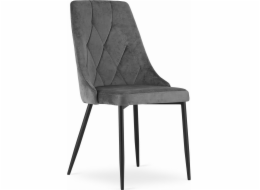 Židle Leobert Imola - tmavě šedá samet x 4