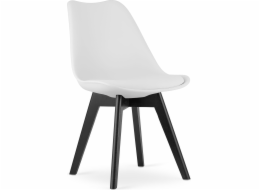 Židle Leobert Mark - bílé / černé nohy x 4