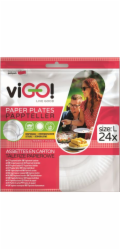 Talíř papírový 23 cm 24 ks Vigo
