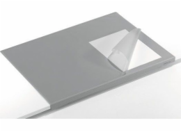 Odolná podložka pod psací stůl 65 x 50 cm s odolným šedým potahem