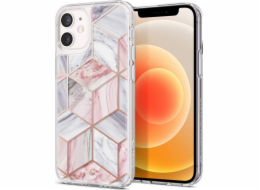 Spigen kryt Cecile pre iPhone 12 mini - Pink Marble