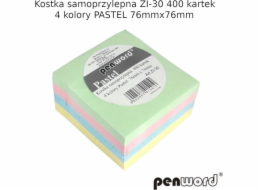 Polsirhurt Samolepící kostka. pastel 76mmx76mm ZI-30 400 listů
