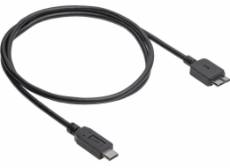 USB USB kabel AKYGA AK-USB-44 USB kabel 1 m USB 3.2 Gen 1 (3.1 Gen 1) USB C Micro-USB B Black