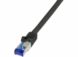 LOGILINK LOGILINK C6A013S Černý síťový kabel 0,25 M CAT6A S/FTP (S-STP)