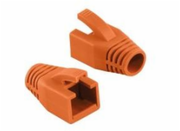 LogiLink Plug -in Plug RJ45 8mm kategorie 6 Orange 50stuk (MP0035O)