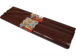 DIAGRAM Zvlněný hedvábný papír DIAGRAM op. 10 ks barva 28 - TMAVĚ HNĚDÁ