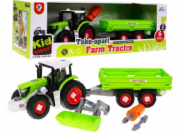 Ramiz odnímatelný traktor s přívěsem pro děti