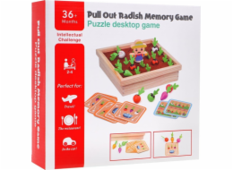 Ramiz dřevěná paměťová hra 2in1 zeleninová zahrada + Vytvořte si paměťovou polévku pro děti