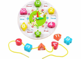 Jokomisiada Wooden Educational Clock se třídičem ZA3608