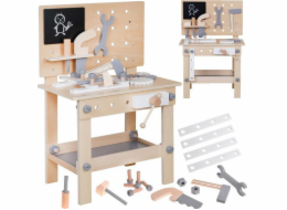 Jokomisiada Wooden Workshop Table + Tools ZA4125