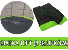 Joko Trampoline Network 10ft - 8 polí zelená