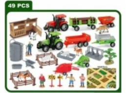 Obrázek DWM Farma Farm se zvířaty a stroji 49 ks.