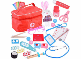 Jokomisiada Set LITTLE DOCTOR dřevěné doplňky ZA4146