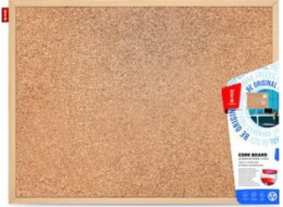 Memobe Memobe Cork Board v dřevěném rámu 80x50 cm